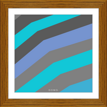 Load image into Gallery viewer, TEAL STRIPE (SEA COLLECTION) 12x12