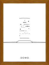 Load image into Gallery viewer, EXPLODED WATCH B&W 16X22