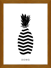 Load image into Gallery viewer, ABSTRACT PINEAPPLB&W 16x22