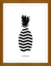 Load image into Gallery viewer, ABSTRACT PINEAPPLB&W 16x22