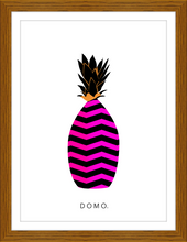 Load image into Gallery viewer, ABSTRACT PINEAPPLE PURPLE FADE 16x22