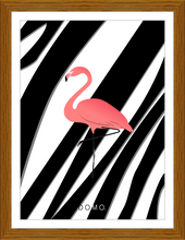 Load image into Gallery viewer, PINK FLAMINGO 16x22