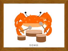 Load image into Gallery viewer, DRUMMER CRAB (SEA COLLECTION) 22x16