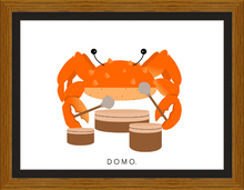 Load image into Gallery viewer, DRUMMER CRAB (SEA COLLECTION) 22x16