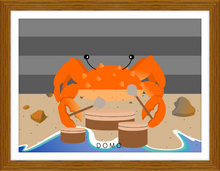Load image into Gallery viewer, DRUMMER CRAB OCEAN (SEA COLLECTION) 22x16