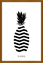 Load image into Gallery viewer, ABSTRACT PINEAPPLE B&W 24x36