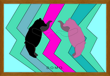 Load image into Gallery viewer, DISCO BEARS 36x24