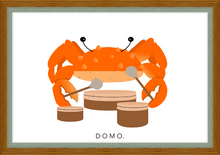 Load image into Gallery viewer, DRUMMER CRAB (SEA COLLECTION) 36x24