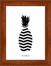 Load image into Gallery viewer, ABSTRACT PINEAPPLE B&W 8x11