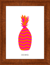 Load image into Gallery viewer, ABSTRACT PINEAPPLE ORANGE 8X11