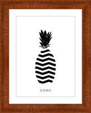 Load image into Gallery viewer, ABSTRACT PINEAPPLE B&W 8x11