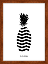 Load image into Gallery viewer, ABSTRACT PINEAPPLB&W 16x22