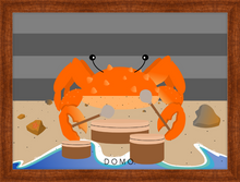 Load image into Gallery viewer, DRUMMER CRAB OCEAN (SEA COLLECTION) 22x16