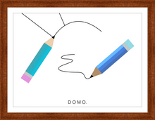 Load image into Gallery viewer, PENCIL DOODLE (No.2 COLLECTION) 22x16