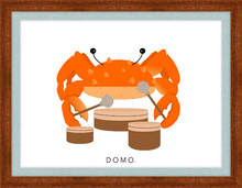 Load image into Gallery viewer, DRUMMER CRAB (SEA COLLECTION) 22x16