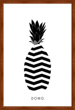 Load image into Gallery viewer, ABSTRACT PINEAPPLE B&W 24x36