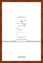 Load image into Gallery viewer, EXPLODED WATCH B&W 24X36