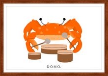 Load image into Gallery viewer, DRUMMER CRAB (SEA COLLECTION) 36x24