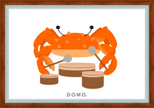 Load image into Gallery viewer, DRUMMER CRAB (SEA COLLECTION) 36x24
