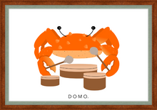 Load image into Gallery viewer, DRUMMER CRAB (SEA COLLECTION) 36x24