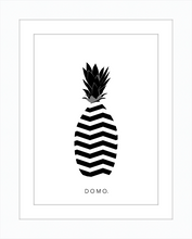 Load image into Gallery viewer, ABSTRACT PINEAPPLE B&W 8x11