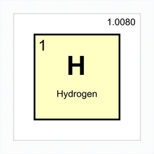 Load image into Gallery viewer, HYDROGEN (LAB COLLECTION)12x12