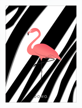 Load image into Gallery viewer, PINK FLAMINGO 16x22