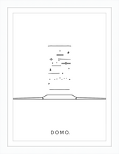 Load image into Gallery viewer, EXPLODED WATCH B&W 16X22