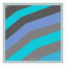 Load image into Gallery viewer, TEAL STRIPE (SEA COLLECTION) 24x24