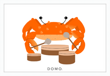 Load image into Gallery viewer, DRUMMER CRAB (SEA COLLECTION) 36x24