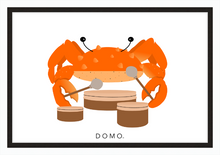 Load image into Gallery viewer, DRUMMER CRAB (SEA COLLECTION) 36x24