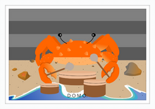 Load image into Gallery viewer, DRUMMER CRAB OCEAN (SEA COLLECTION) 36x24