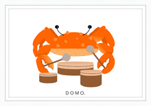 Load image into Gallery viewer, DRUMMER CRAB (SEA COLLECTION) 36x24
