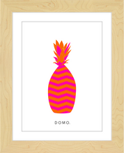 Load image into Gallery viewer, ABSTRACT PINEAPPLE ORANGE 8X11