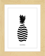 Load image into Gallery viewer, ABSTRACT PINEAPPLE B&W 8x11