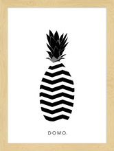 Load image into Gallery viewer, ABSTRACT PINEAPPLB&W 16x22