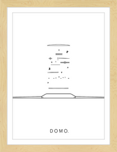 Load image into Gallery viewer, EXPLODED WATCH B&W 16X22