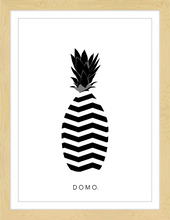 Load image into Gallery viewer, ABSTRACT PINEAPPLB&W 16x22