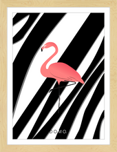 Load image into Gallery viewer, PINK FLAMINGO 16x22