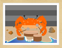Load image into Gallery viewer, DRUMMER CRAB OCEAN (SEA COLLECTION) 22x16