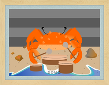 Load image into Gallery viewer, DRUMMER CRAB OCEAN (SEA COLLECTION) 22x16