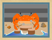 Load image into Gallery viewer, DRUMMER CRAB OCEAN (SEA COLLECTION) 22x16