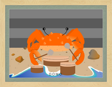 Load image into Gallery viewer, DRUMMER CRAB OCEAN (SEA COLLECTION) 22x16