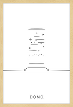 Load image into Gallery viewer, EXPLODED WATCH B&W 24X36