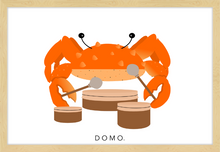 Load image into Gallery viewer, DRUMMER CRAB (SEA COLLECTION) 36x24