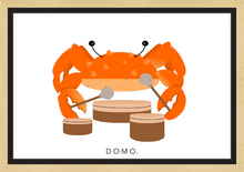 Load image into Gallery viewer, DRUMMER CRAB (SEA COLLECTION) 36x24