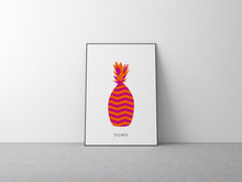 Load image into Gallery viewer, ABSTRACT PINEAPPLE ORANGE 32X48