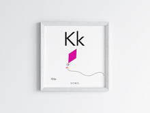 Load image into Gallery viewer, Letter K Wall Hanging