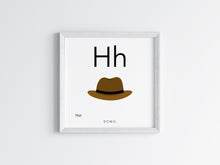 Load image into Gallery viewer, Letter H Wall Hanging