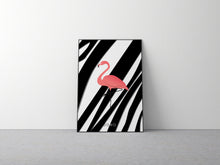 Load image into Gallery viewer, PINK FLAMINGO 16x22